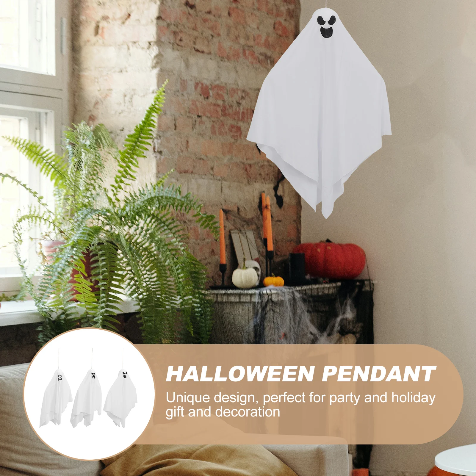 

Hanging Ghost Pendant Halloween Decorative Prop Ceiling Outdoor Decoration Decorations