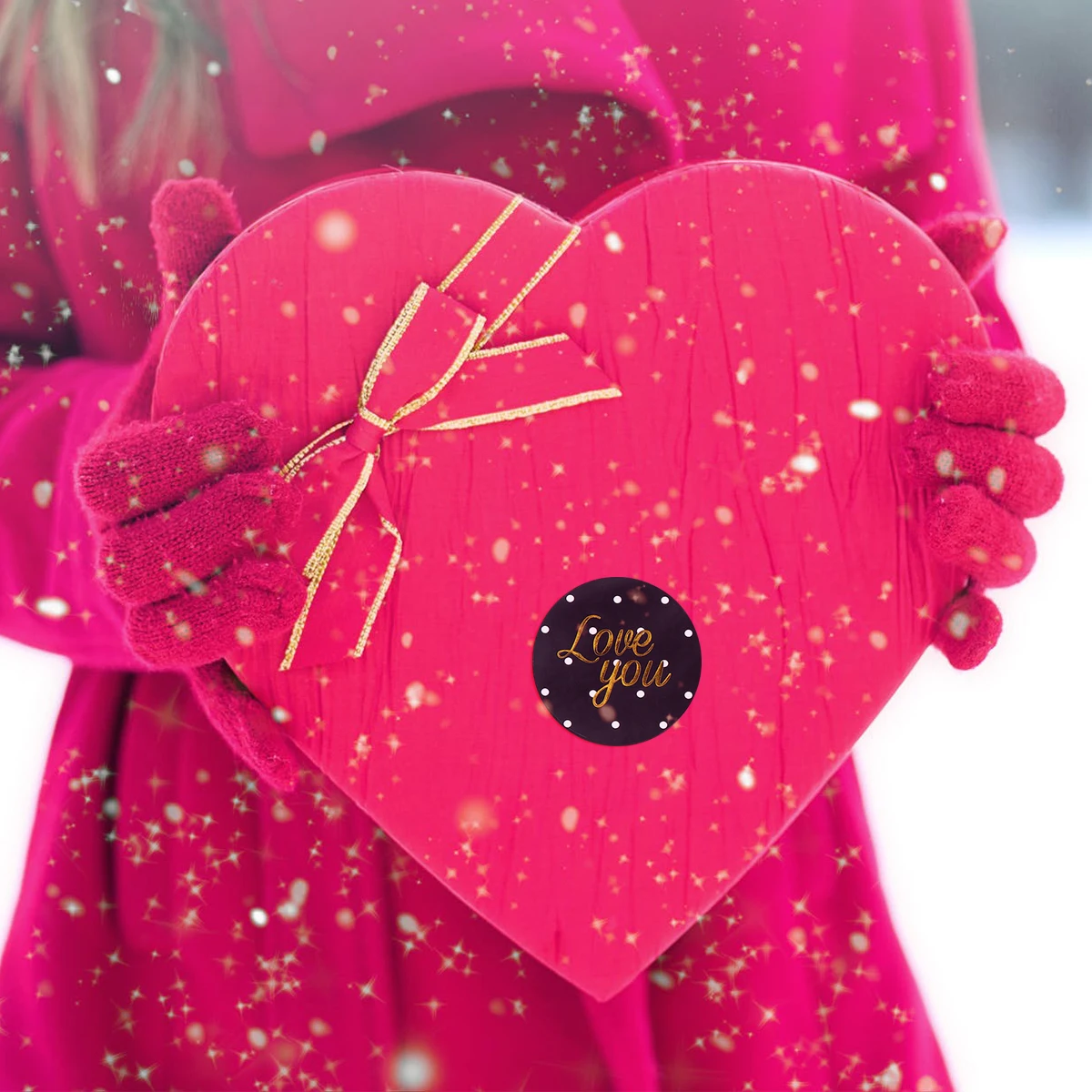 

10 Sheets Hot Stamping Sticker Birthday Tag Favor Decal Stickers Happy Tags Party Label Celebration Embossing Bronzing