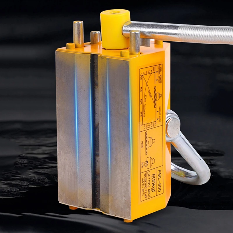 100kg/200kg Strong Magnetic Crane Labor-Saving Design Permanent Magnet Sucker Neodymium Magnet Lifter Sucker