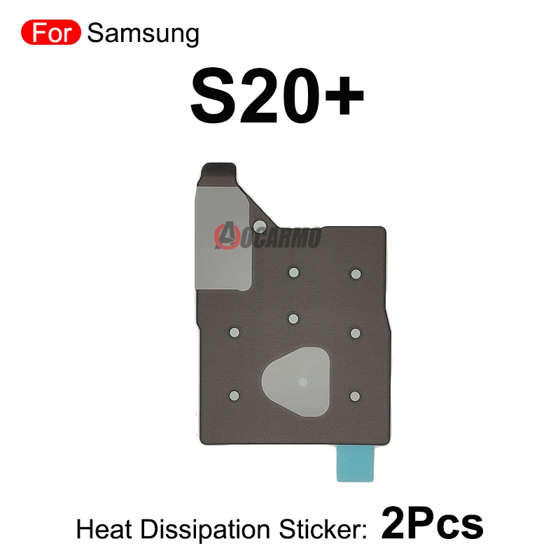 2Pcs Thermal Conductivity Graphite Paper Heat Dissipation Sticker For Samsung Galaxy Note 10+ S20+ S21+ S21U S22 S22+ S23 Ultra