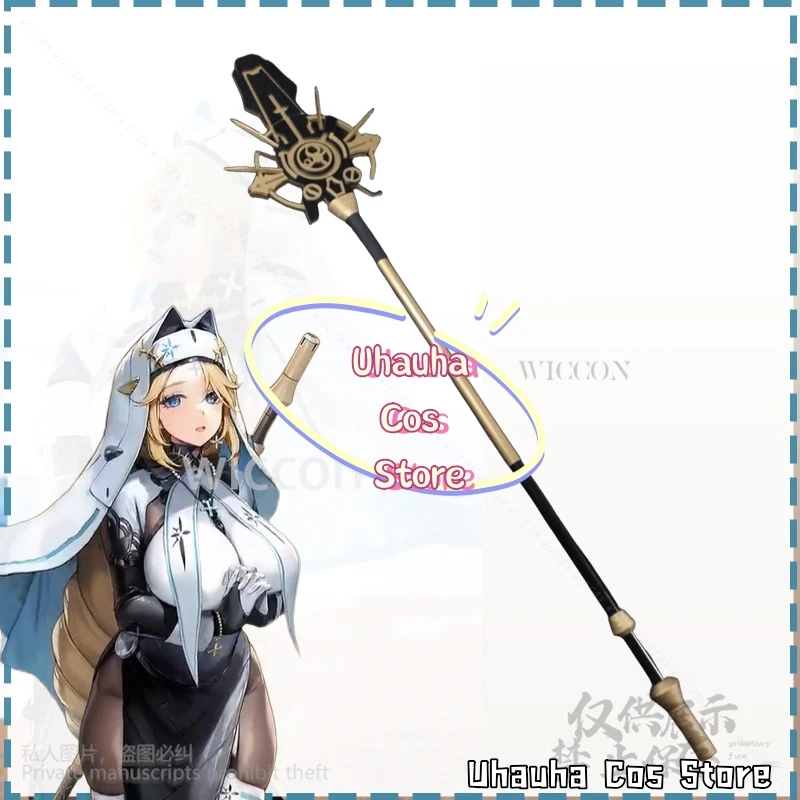 Juego de Anime diosa de la victoria NIKKE Cosplay princesa Sexy vestido de monja sin espalda gótico Punk Lolita Halloween monja sombrero de juego de rol Prop