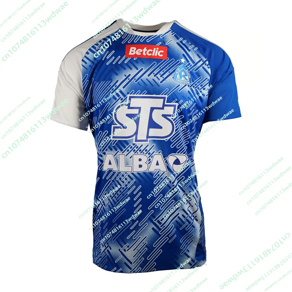 2027/2026 New ŁKS Łódź Poland Football Jersey Breathable Polish T-Shirt Polish 3D KID Sports Quick-dry Family Fans Footy Jersey