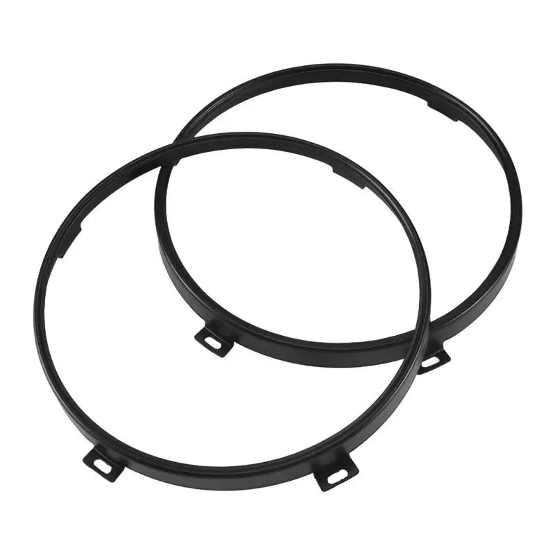 A13F-2Pcs ل جيب رانجلر Jk Tj 07-17 7 بوصة Led المصباح حلقة مستديرة تصاعد قوس لحاملي مصباح تصاعد المصباح #6