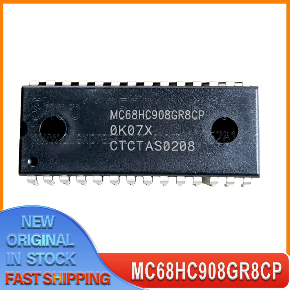 

5PCS/LOT MC68HC908GR8CP DIP-28 100% New Spot stock