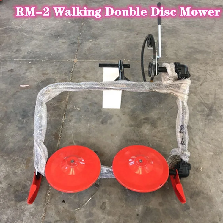 Ciągnik spacerowy z przednią podwójną kosiarką tarczową Kosiarka sadownicza Mała kosiarka rolnicza