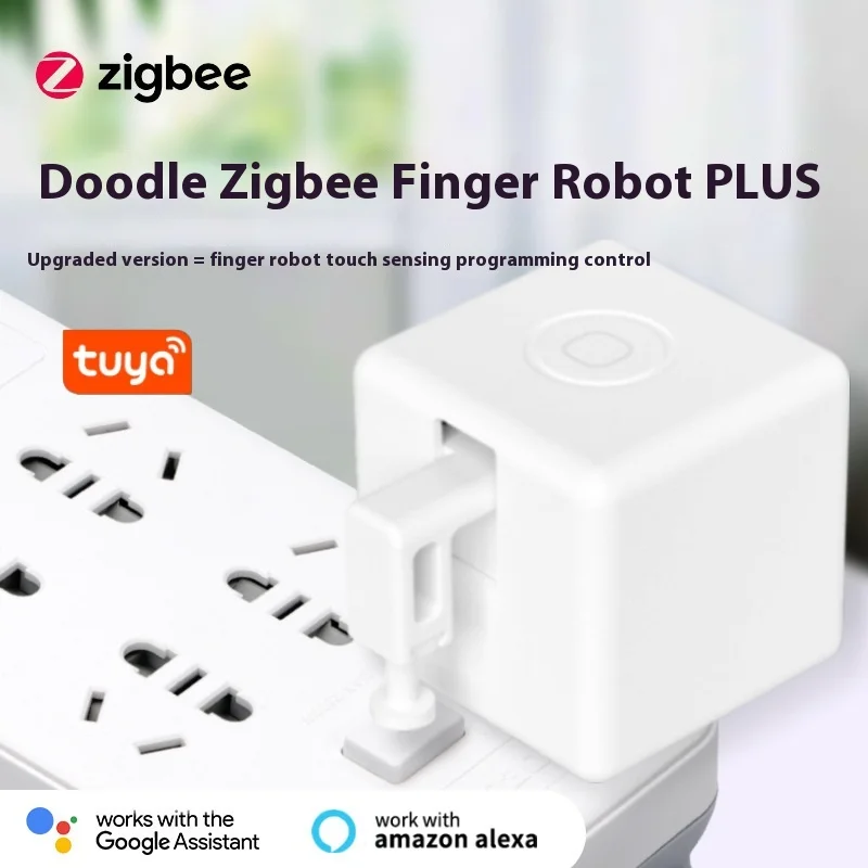 Tuya Smart Zigbee Smart Fingerbot Switch Мини-пульт дистанционного управления-голосовое планирование и беспроводное управление для автоматизации умного дома