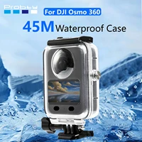 Funda impermeable Probty para DJI Osmo 360, carcasa protectora para buceo subacuático de 147 pies/45M, accesorio para buceo, snorkel y natación