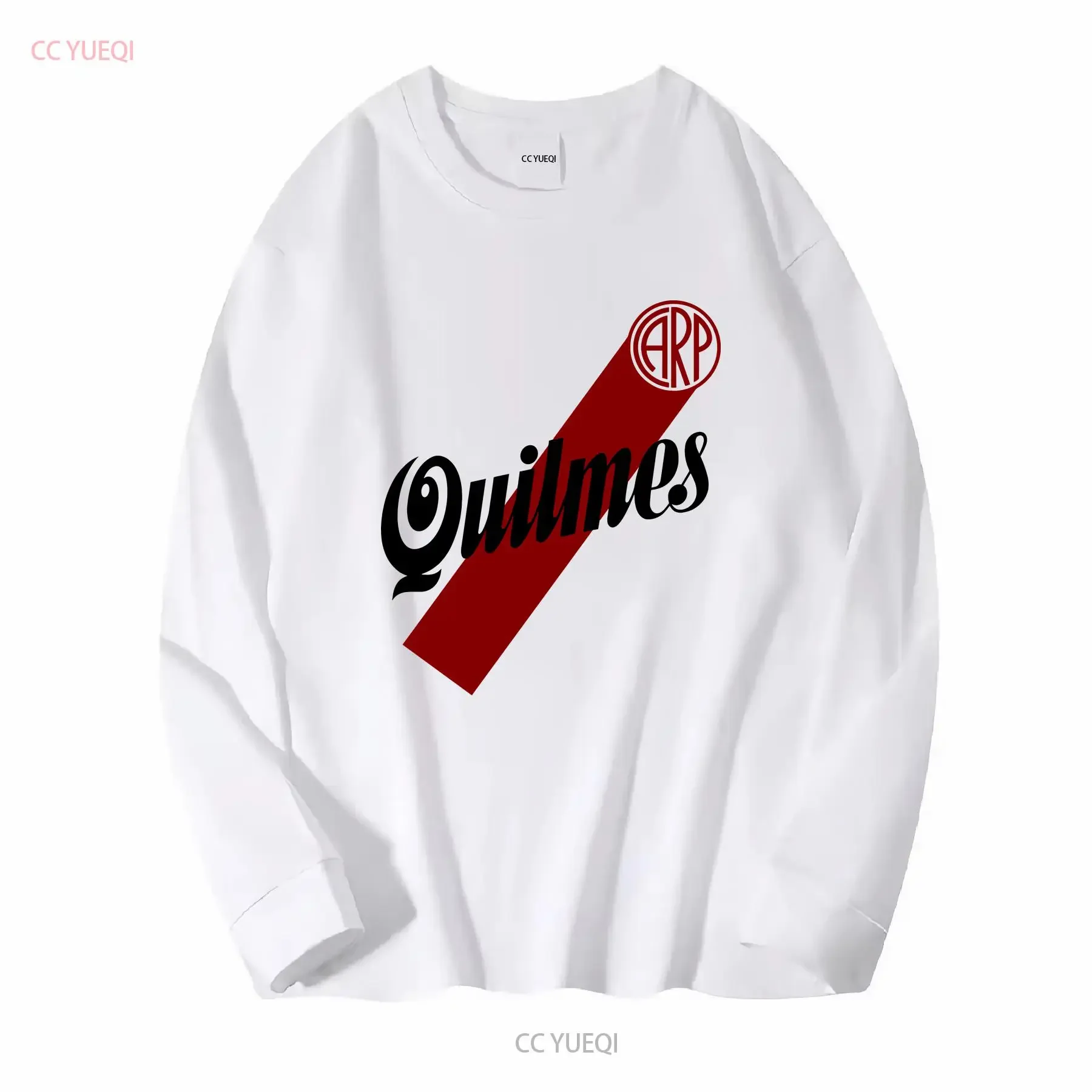Retro Argentina River Plate T Shirt Quilmes Camiseta long or short sleeves vintage Washed streetwear Slightly Comfortable