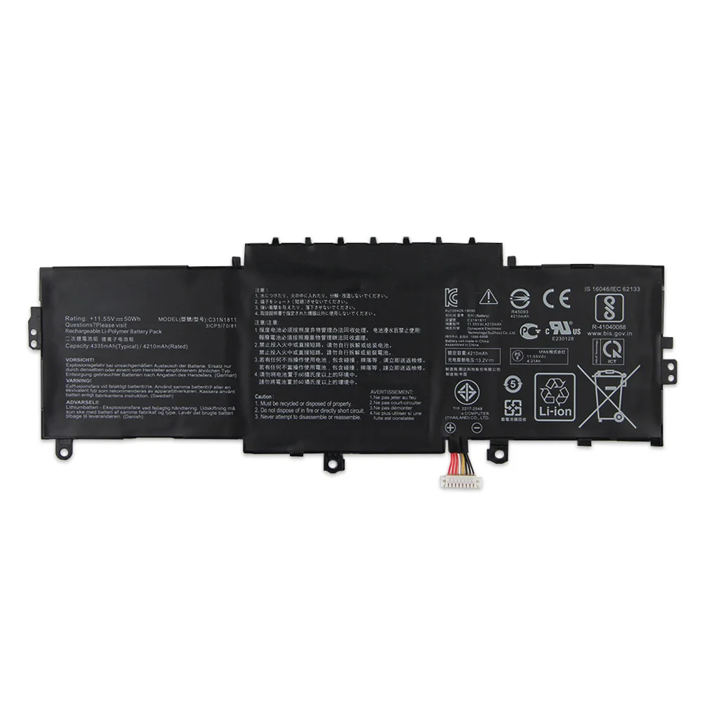 

Rechargeable Lithium Battery C31N1811 For ASUS BX433F U4300F/FN/FA UX433F/FX/FN/FA UX433F UX433FB UX433FN 4335mAh