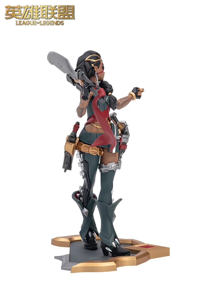 Lol Desert Rose Samira League of Legends Static State Model Periphery Toy Display Garage Kit Collectibles Tabletop Decoration