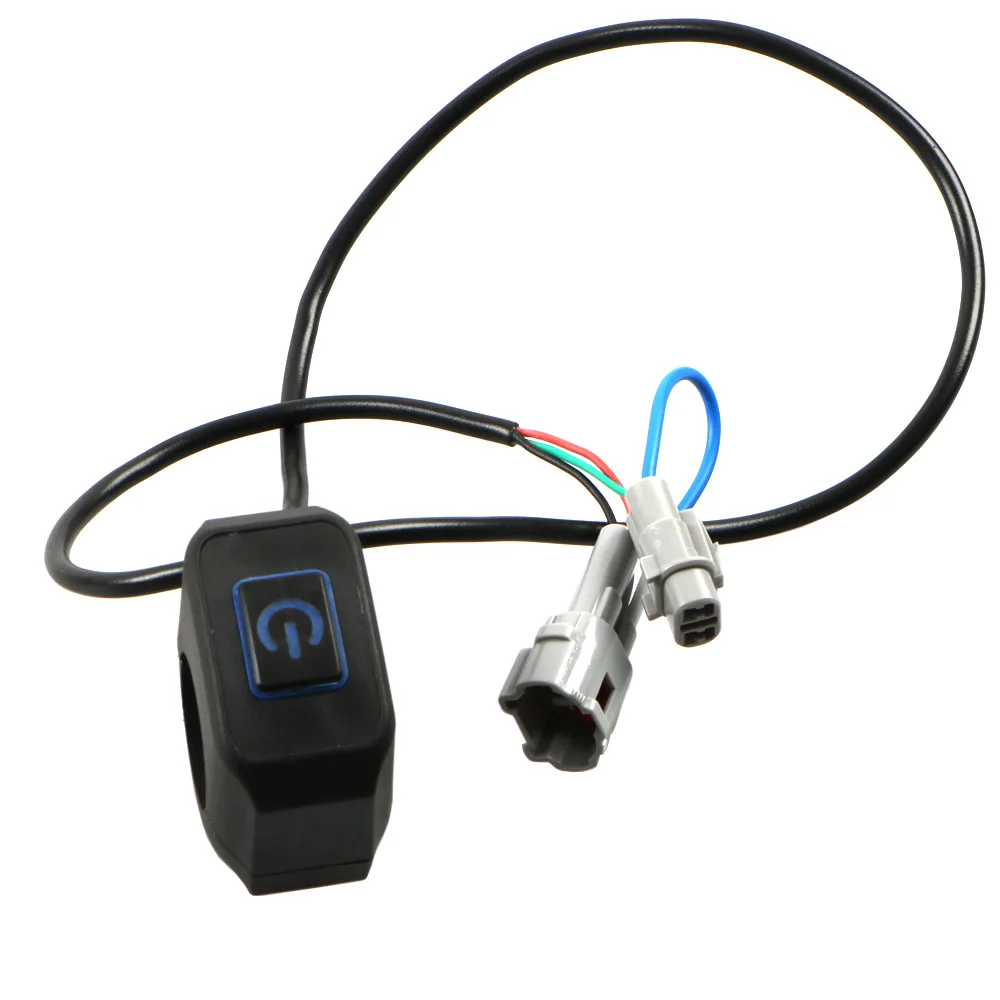 60W Motocross LED Light Wiring Harness Plug-Play Headlight Assembly For KLX110 CRF110 TTR110 YZ250F Dirt Bike Pitbike Handle Bar