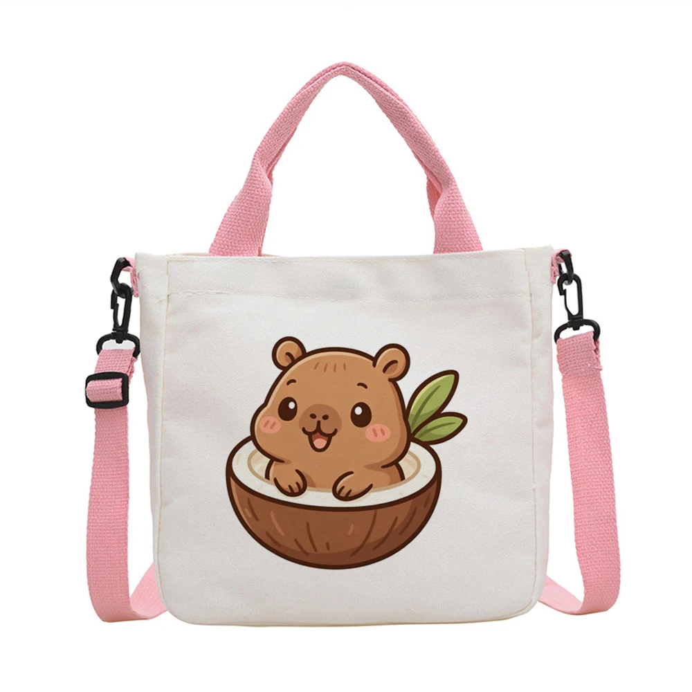Capybara tote bag foldable torba na zakupy shopper totebag einkaufstasche femme