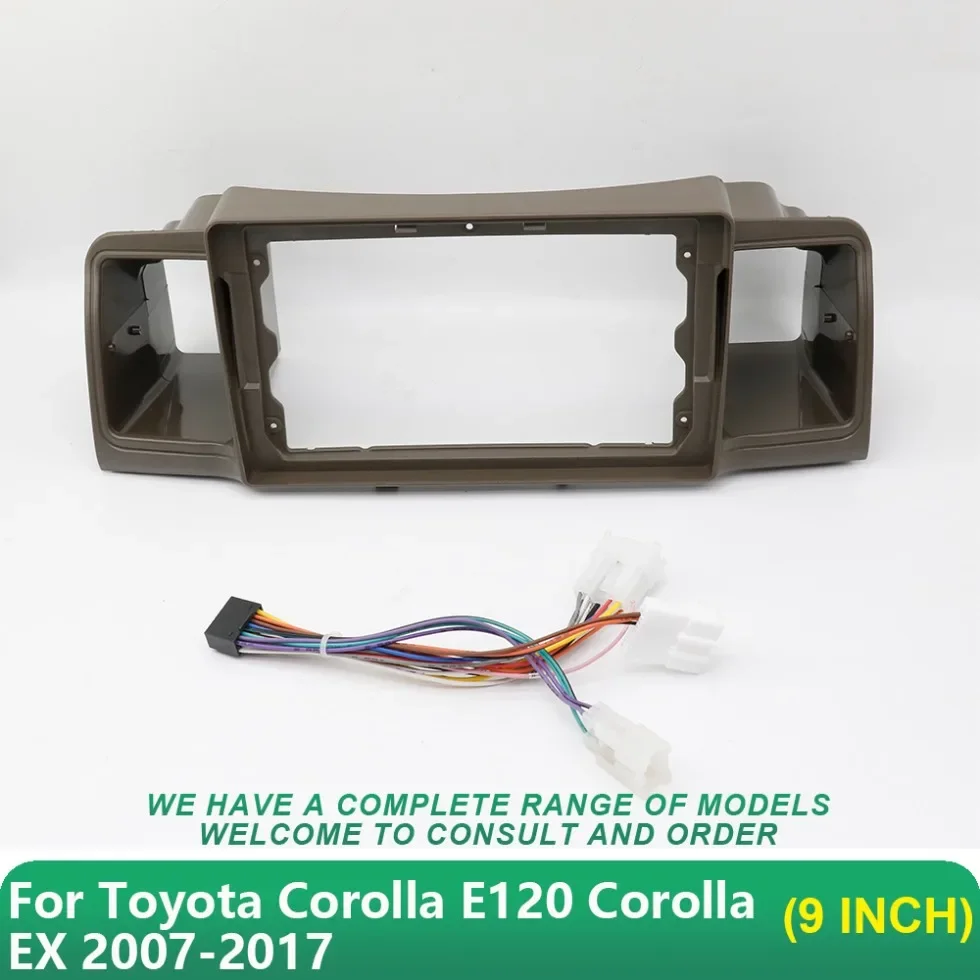 

2Din Car radio Center Stereo Radio GPS Plate Panel Frame Fascia For Toyota Corolla E120 Corolla EX 2007-17 Dash Trim Kit