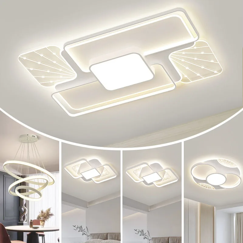 

Living room light modern simple atmosphere main light 2024 new minimalist headlight ceiling light combination whole house