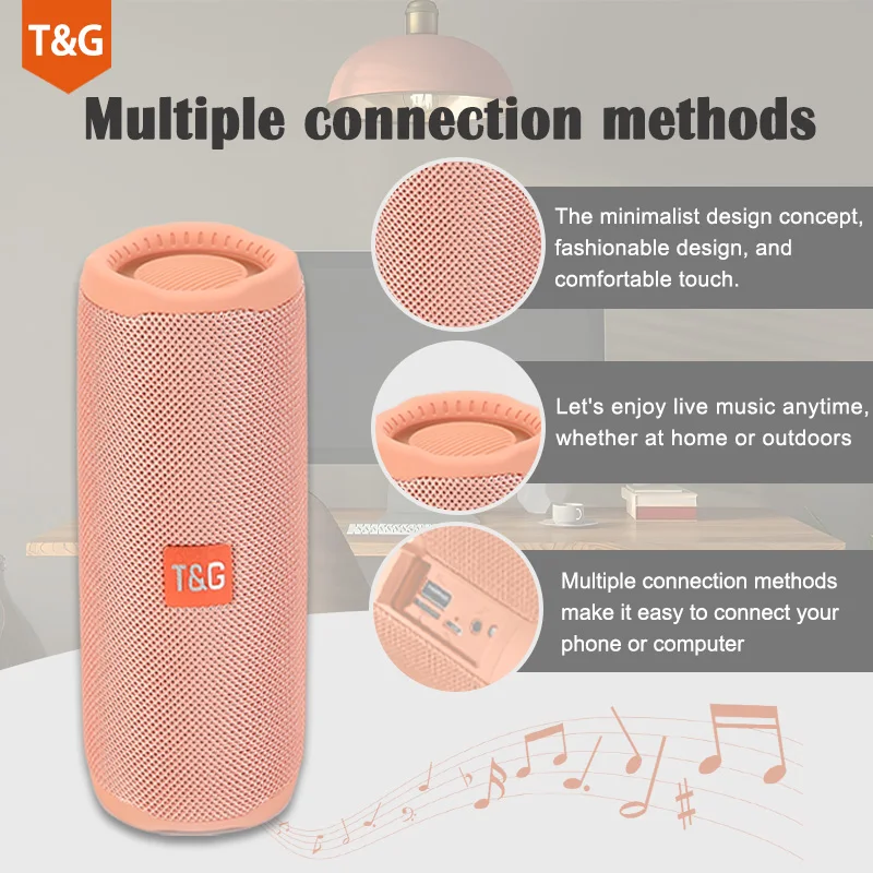 Tg365 tragbarer Bluetooth woofer for music players, dual subwoofer Subwoofer is an outdoor stereo speaker