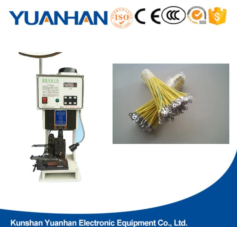 Semi-automatic wire crimping machine terminal crimping applicator