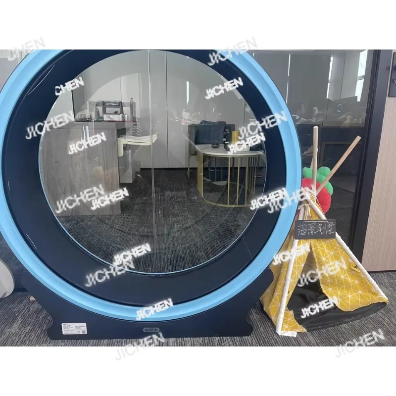 JC Latest Design Technology Sense And Color Lighting Pet Interaction Abs Cat Treadmill Wheels Toy Cat