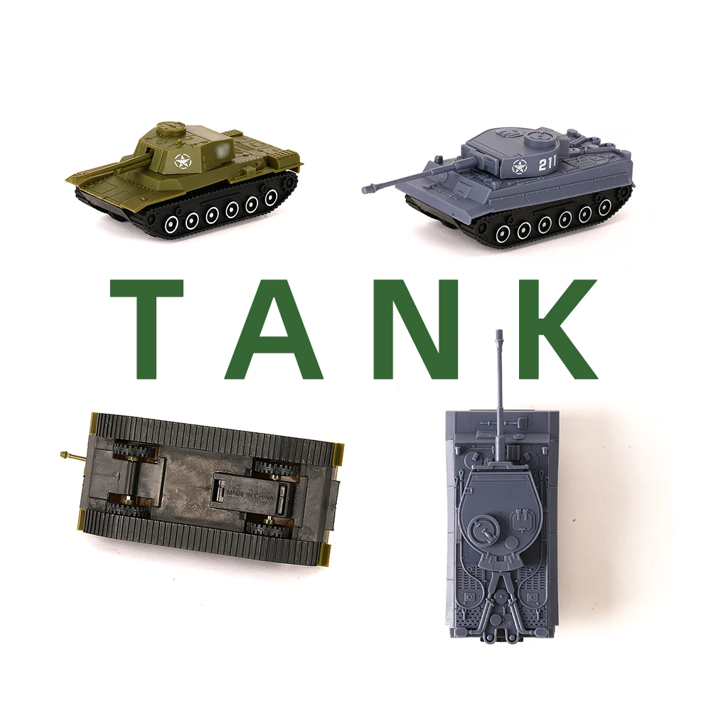 ViiKONDO Armee Männer Spielzeug Militär Wargame Zubehör Modell Tabletop Wargaming Battlefield Diorama Versorgung Pullback Tank Fahrzeug 6pc
