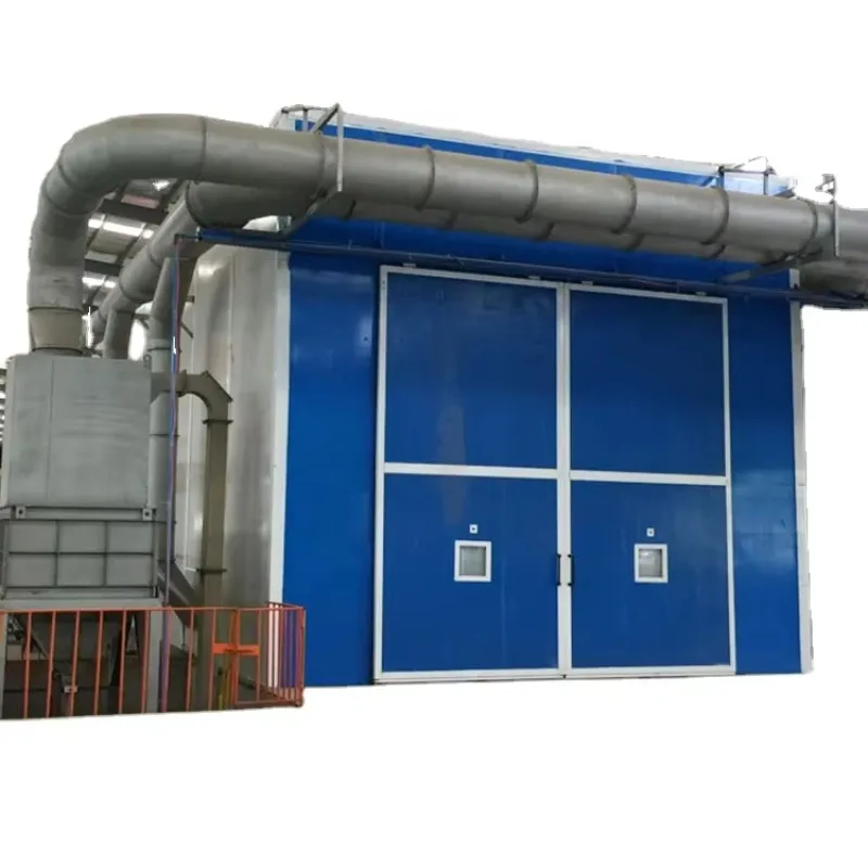 High Efficiency Sandblasting Room Sand Blasting Booth Sand Blast Cabin with Automatic Recovery System