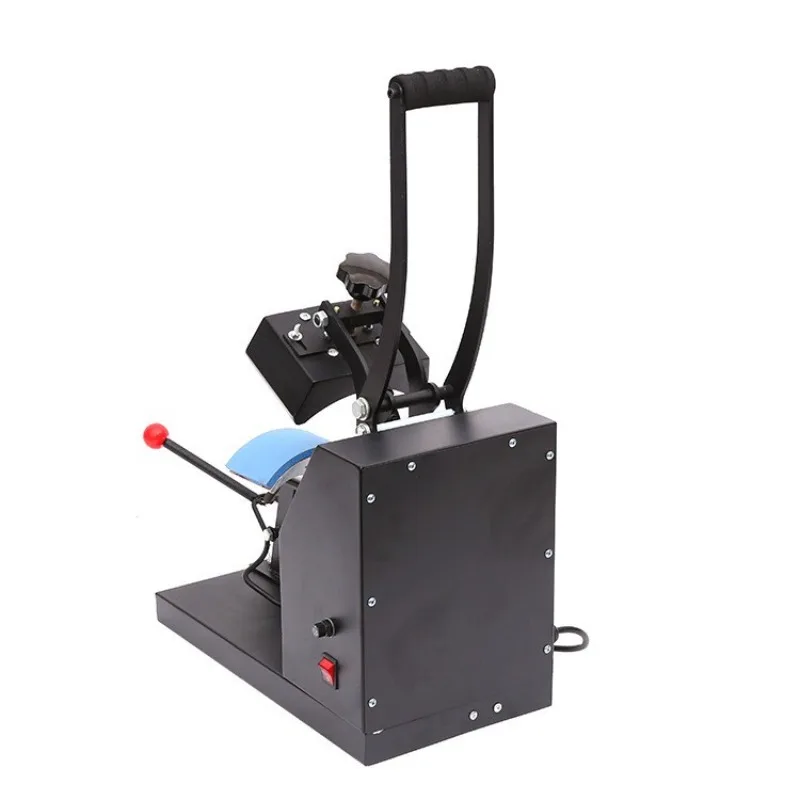 Immagine 5: Macchina per Stampa a Trasferimento Termico per Cappelli, Pressa a Caldo per Cappelli da Golf, Attrezzatura per Etichette Termoadesive Fai-da-Te