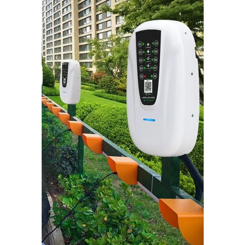 10 Channel Smart E-Bike Charging Station, QR Code Payment Charger with Sockets for Community and Rental Property