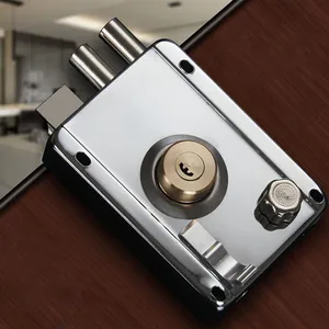 Exterior Gate Lock, Stainless Steel Copper Lock, Left Open Securely, Prevent Theft, Antique Gate Lock, Exterior Lock 12 Main Sales Lock Brazil Old - №5