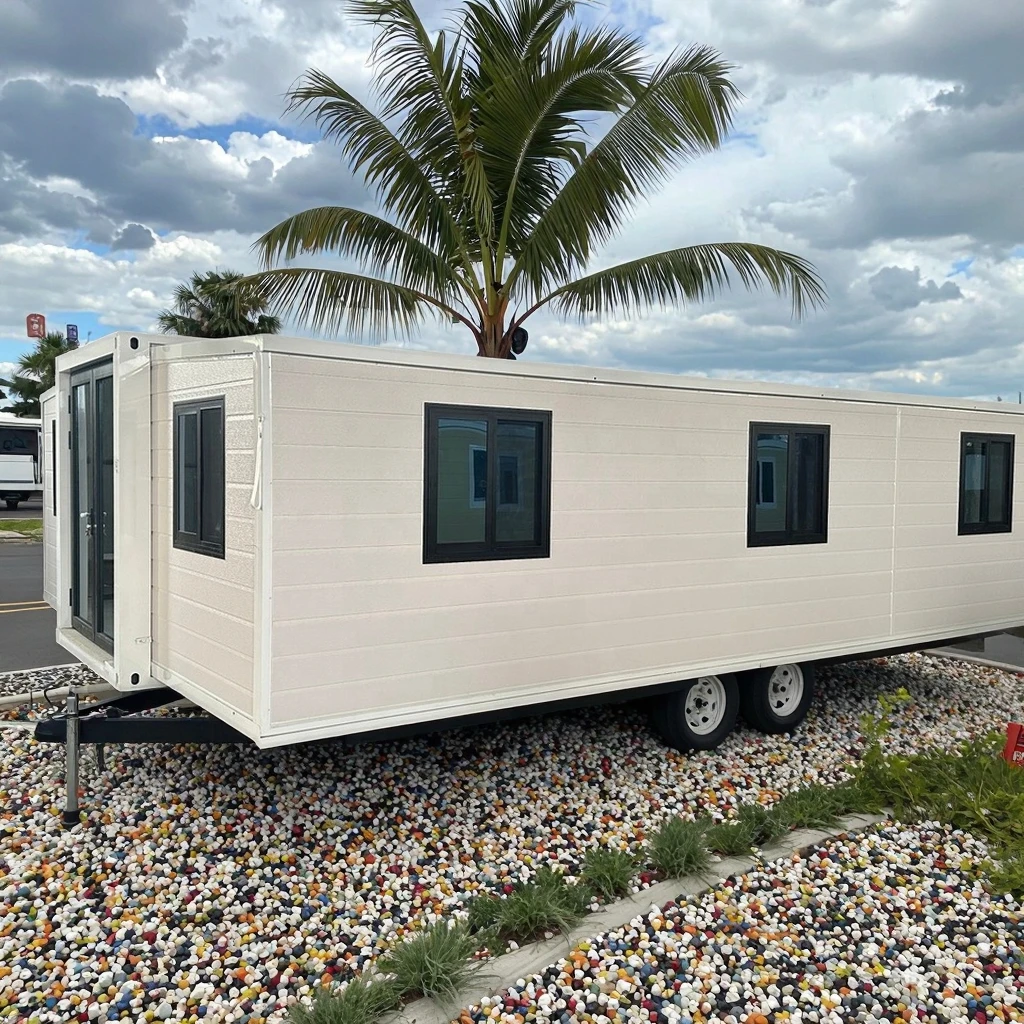 Moisture-proof, Fast-packing Containerized Mobile Homes Suitable for Outdoor Environments; Casa Modular Homes with PVC Flooring.
