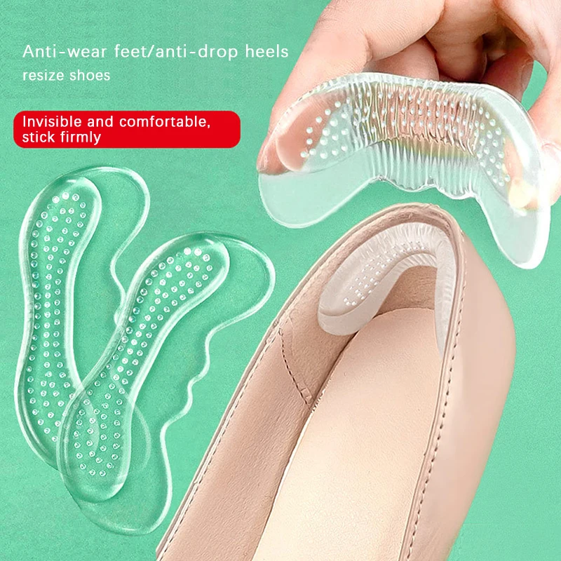 Heel Liner Grip - シリコンジェルインソール 女性用ハイヒールライナー グリップ プロテクター ステッカー 耐摩耗性