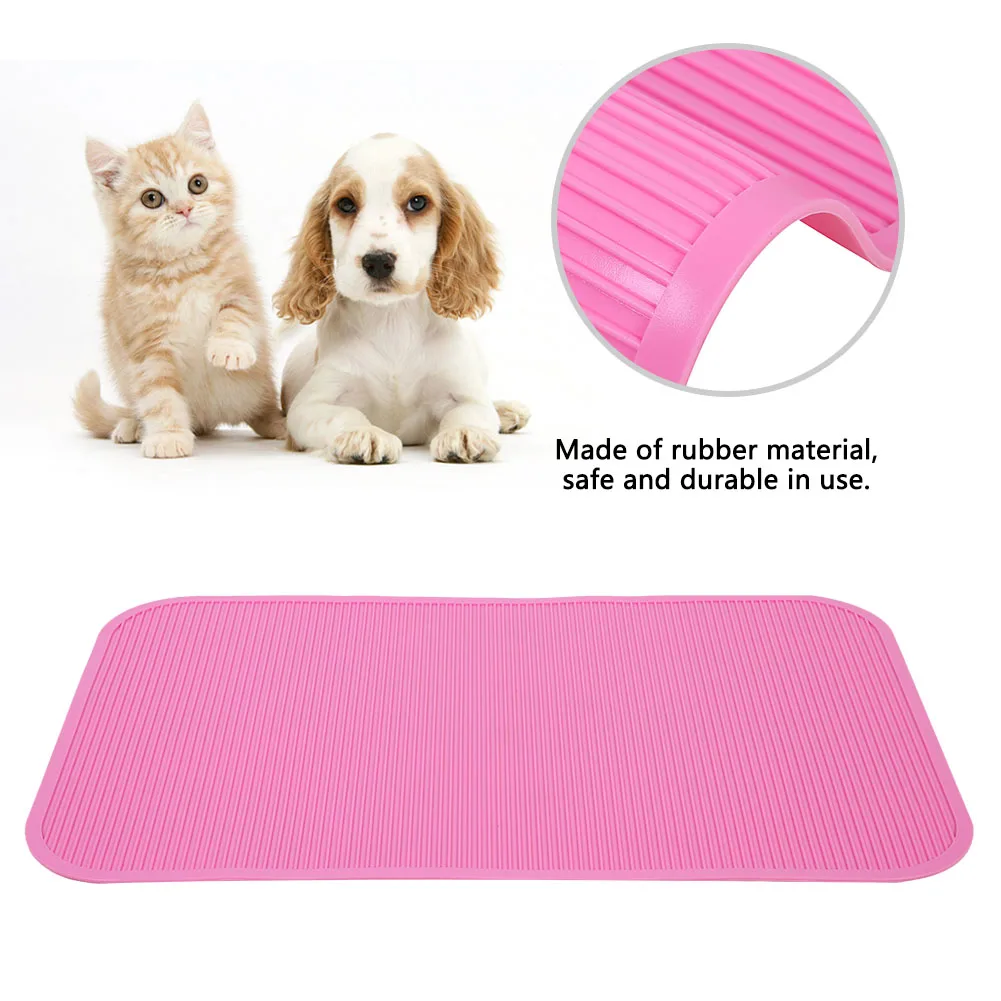 Rubber Pets Mat For Pet Grooming Bathing Training Table Cat Dog Supplies Outdoor Entrance Door Summer Mats