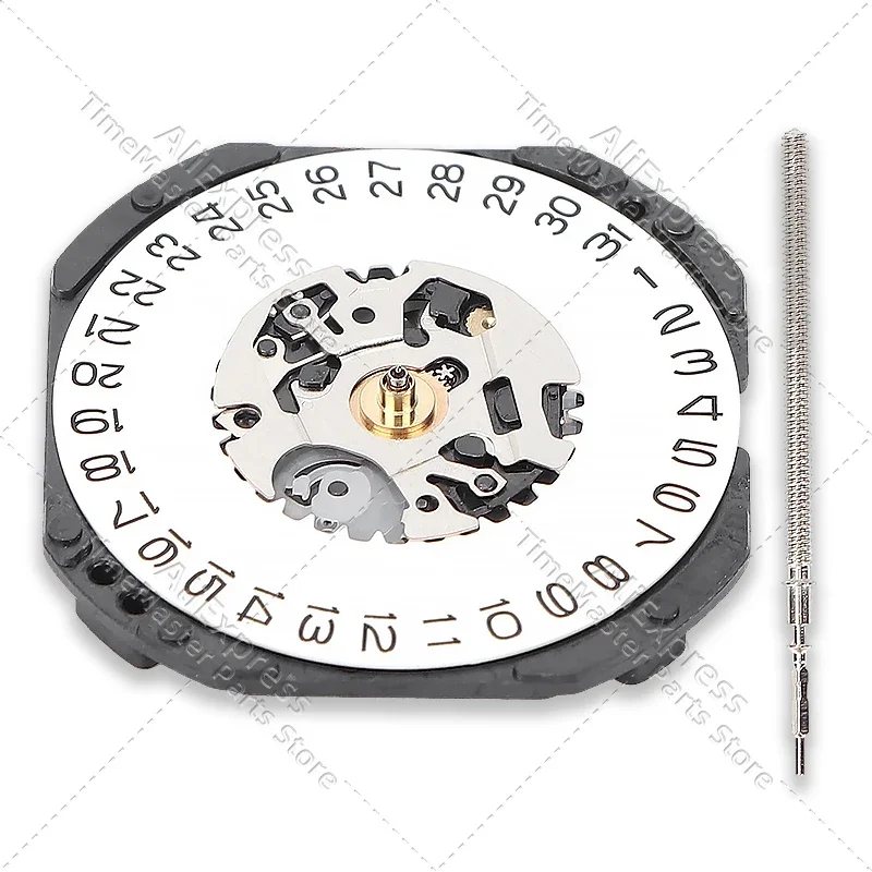 Epson vx32 movimento de quartzo 3 mãos único calendário data exibição durável acessórios relógio peças reparo substituição