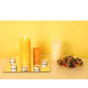 Quadratmauerspiegel, Deckenwand -freie Fliesen, Kerzenschale, Tisch -Hochzeitszentren, Fitnessspiegel 8 Hauptverkaufsspiegeldecke - №5