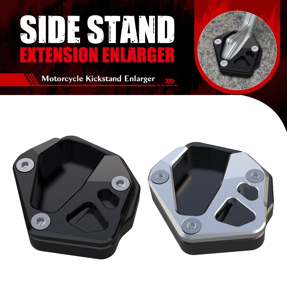 

FOR Moto Guzzi V100 Mandello V 100 Mandello S 2023 2024 Motorcycle Kickstand Extender Foot Side Stand Extension Pad Plate Parts