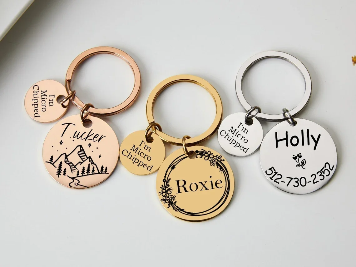 Stainless Steel Custom Graduation Key Chain 4 Colors Engraved Name Text Date Key Ring Graduation Gift From Mother