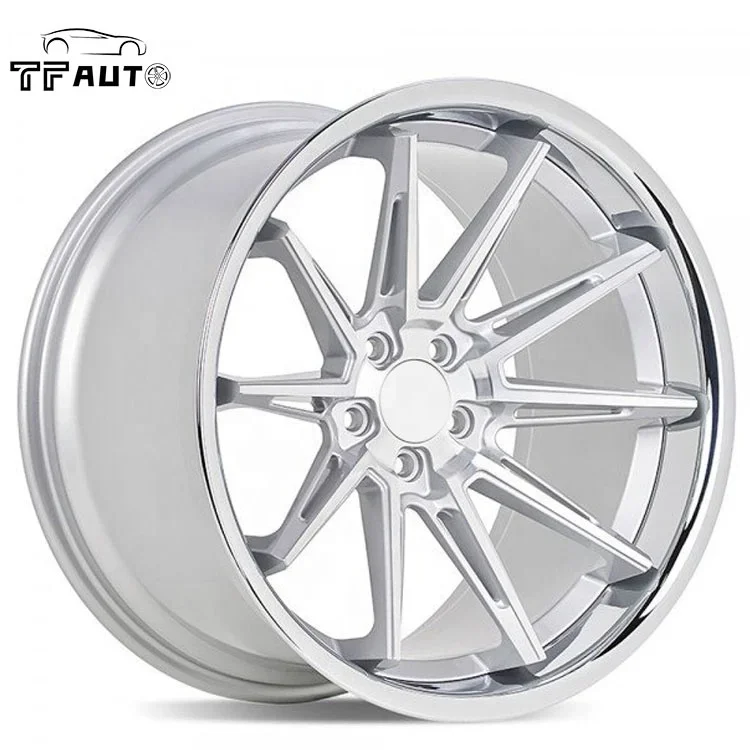 

old school sport vintage silver finish alloy 5x120 aluminum AZAD forged car wheels rims dodge charger set