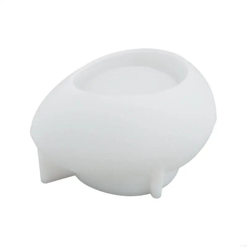 62KD Round Silicone Soap Mold for DIY Soap Making Trinket Container, Candy Box