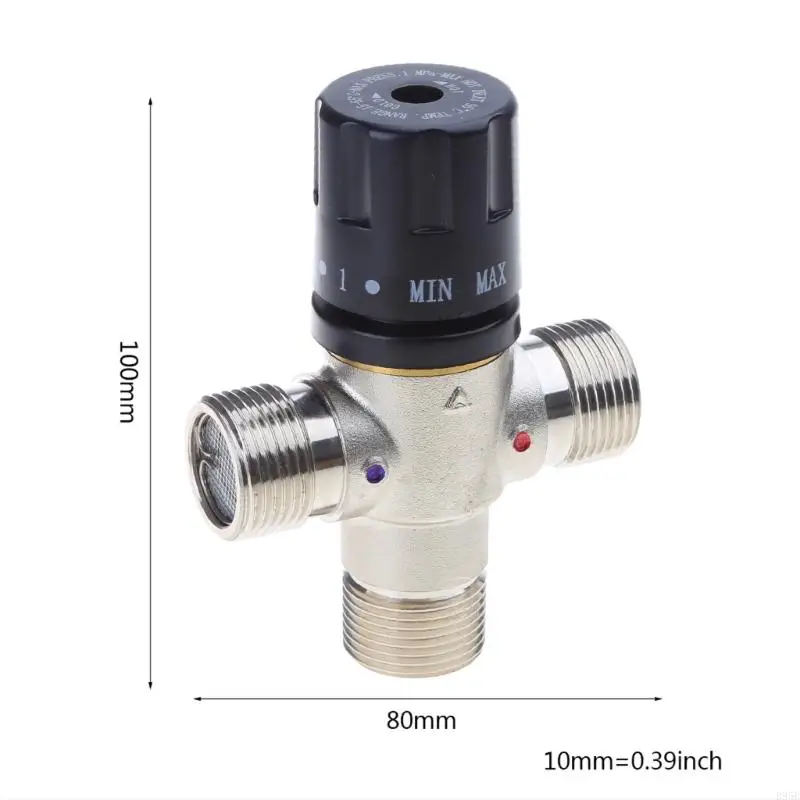 Pemanas termostat TMV Pencampuran termostatik untuk pipa katup untuk pembangunan katup Tekan 3/4 "DN20 untuk air