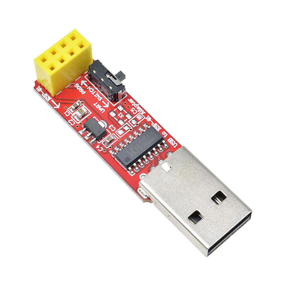 CH340C driver USB to ESP8266 adapter module ESP-01 Prog ESP-01S programmer downloader WIFI adapter board module