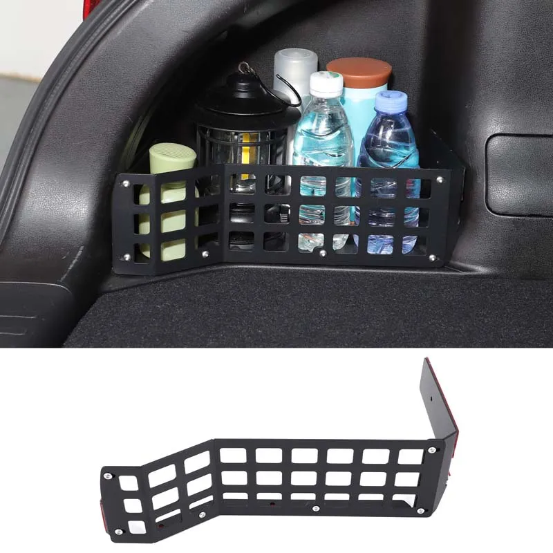 

For Nissan Juke 2011-2019 Aluminum alloy Car Rear Spare Compartment Partition Trunk Storage Side Baffle Modification Accessories