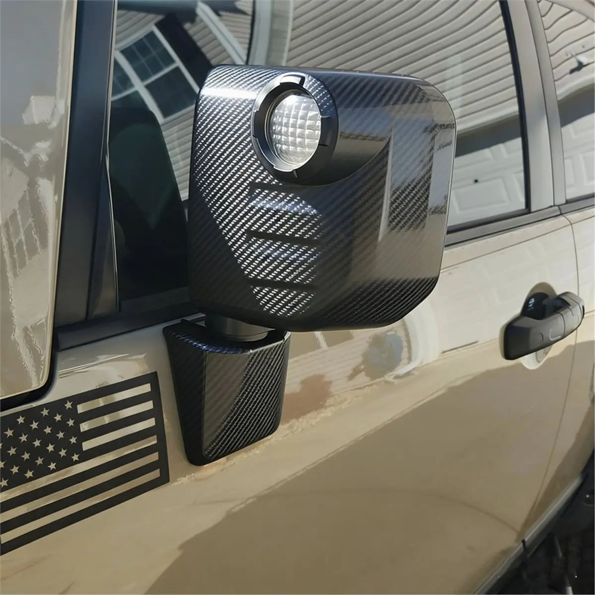 #95K (Carbon Fiber Pattern)Car Mirror Caps Set for Toyota Rearview Mirror Cover Trim Accessories,Automotive Parts & Accessories