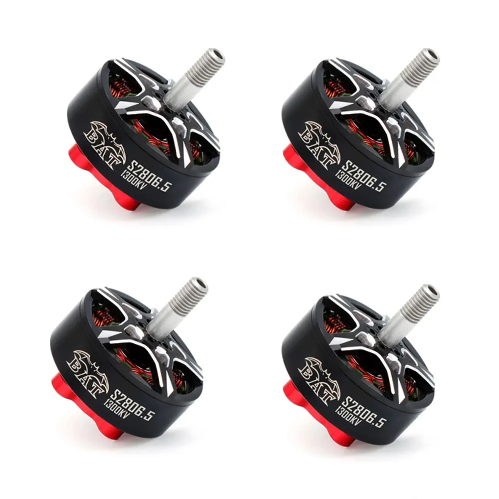 

Бесщеточный двигатель Surpass Hobby Bat S2806.5 2806 1300KV 1700KV с высокой эффективностью, совместимый с 5-6-дюймовыми пропеллерами для FPV-дронов.