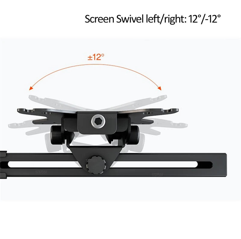 Soporte de escritorio para DL-HM104, base grande para cuatro monitores de 10 a 24 pulgadas, brazo de carga de 9,9 kg, 2020