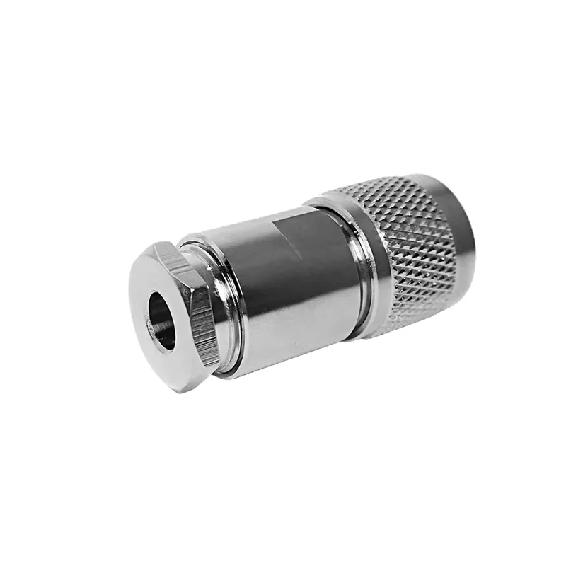 1-10Pcs N Male Plug Connector L16 N Type Male Clamp Solder for RG58 RG142 LMR195 RG400 Coax Cable RF Fast Delivery Brass Copper