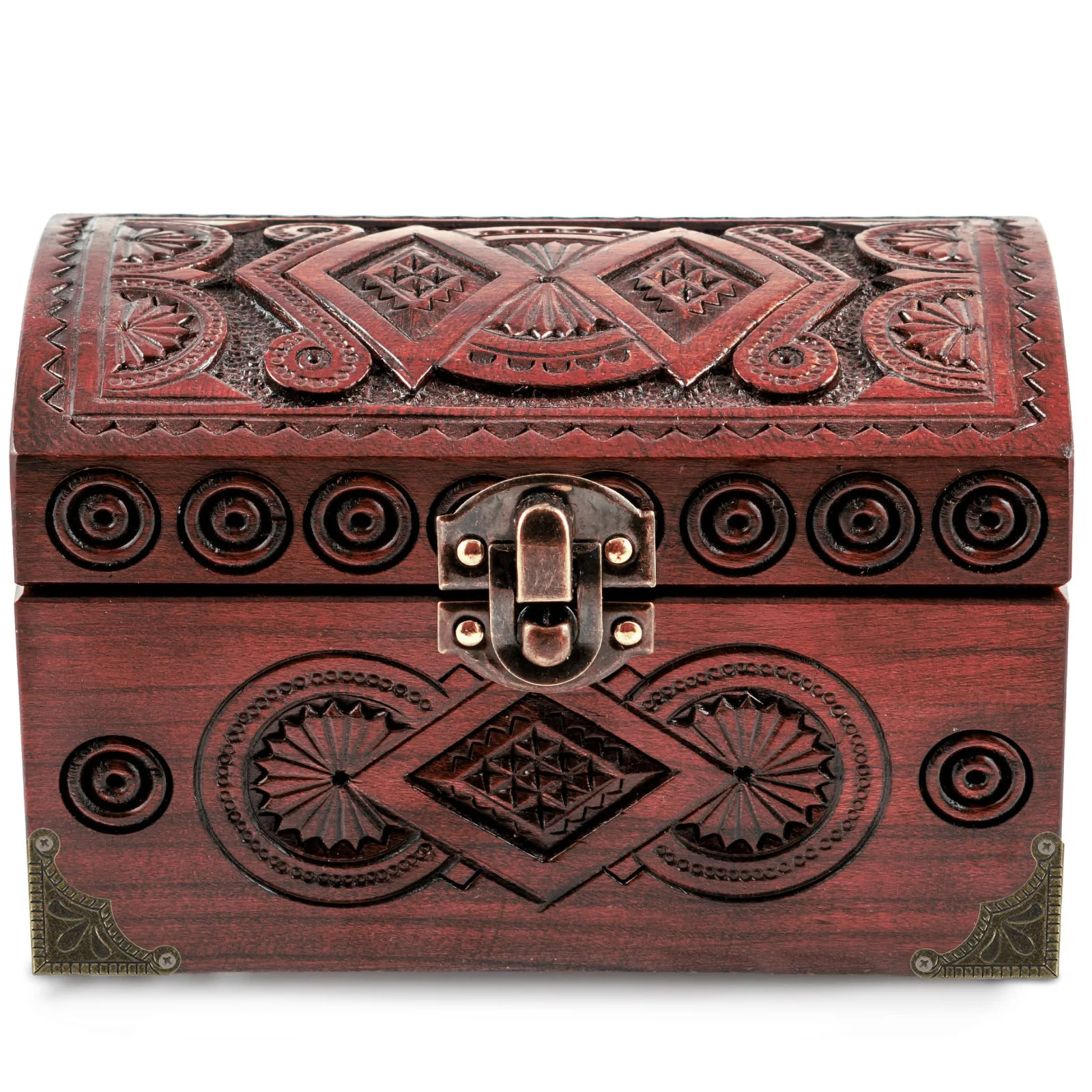 

30Pcs Metal Box Corner Protectors Vintage Style Edges Guard for Wooden Furniture Cabinet Jewelry Chest Metal Corner Protector