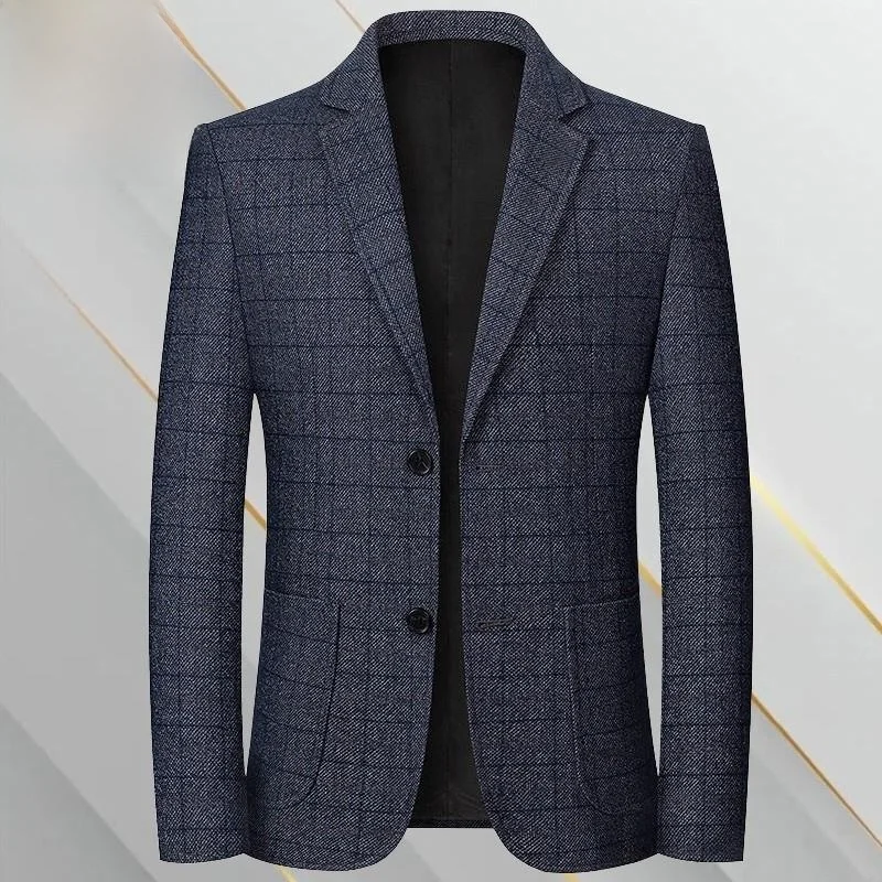 

Мужской повседневный деловой костюм Pierre Cardin: пиджак для осени и весны, универсальный, не требует глажки, для мужчин среднего возраста.