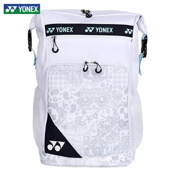 YONEX 남녀공용 전문 배드민턴 배낭, 독립 신발 칸막이, 스포츠 가방, 최대 3 라켓 수납 가능, 2023 