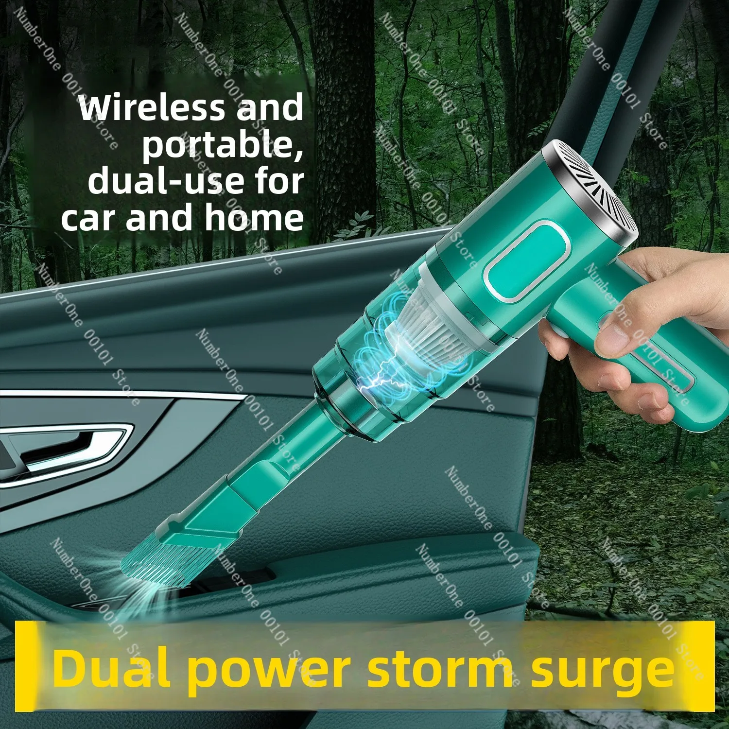 Car Vacuum Cleaner | Wireless Portable Large Suction Handheld Dust Cleaner