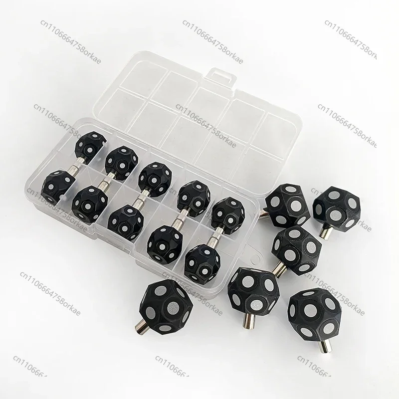 3D Scanning of Spherical Multi-sided Shapes with 3D Scanners, Marking Points, Handheld High-reflective Markers, Target Points, A