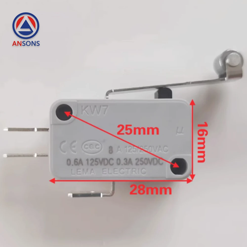 KW7 KW7-0 KW7-1 2  Fujitec Elevator Microswitch BK Contact Point Host Holding Brake Switch Detection Ansons Elevator Spare Parts