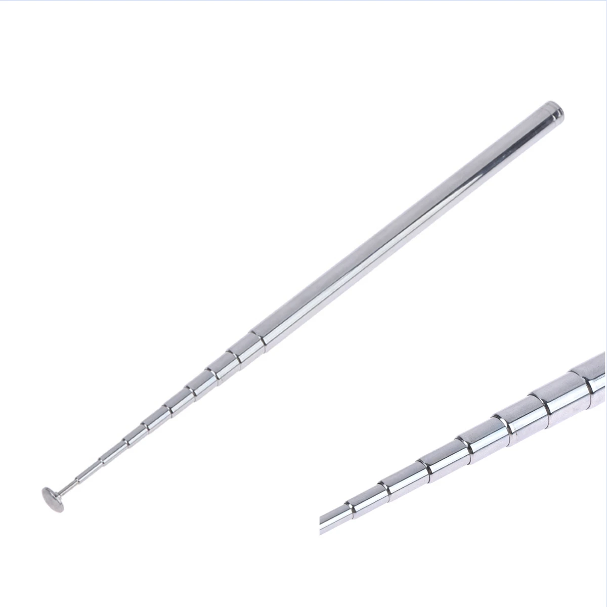 1Pc 1.4M 10 Section Replacement Telescopic Aerial Antenna TV Radio DAB AM/FM Universal Telescopic Aerial Antenna