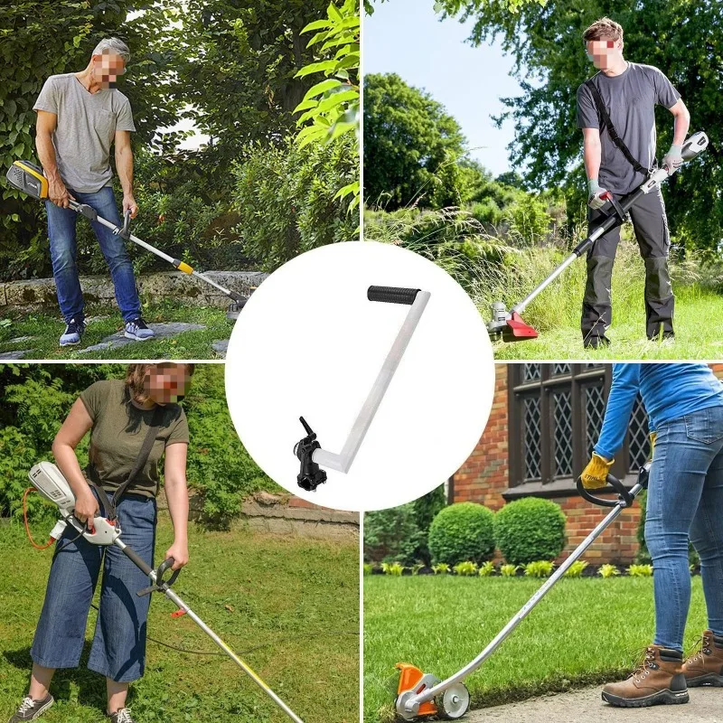 Ergonomically designed accord string trimmers, handle trimmers, and shoulder strap weeders